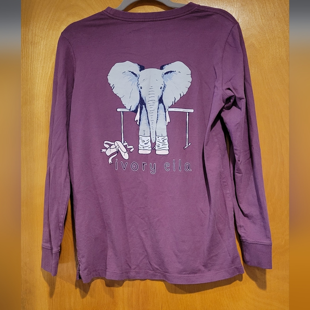 IVORY ELLA LONG SLEEVE TEE BALLET